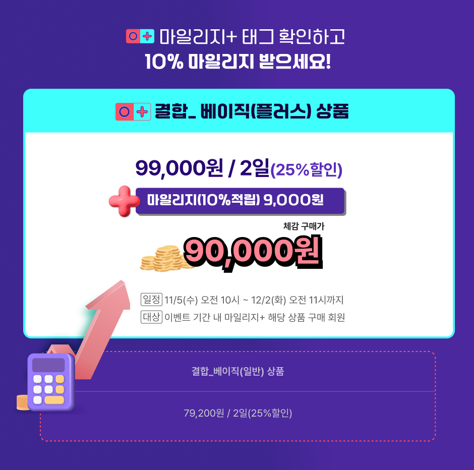 ϸ+± Ȯϰ 10%ϸ . _ (÷) ǰ  99,000 / 2(25%) ϸ(10%) 9,000 ü Ű 90,000 11/5()  10 ~ 12/2(ȭ)  11ñ ̺Ʈ Ⱓ  ϸ+ ش ǰ  ȸ