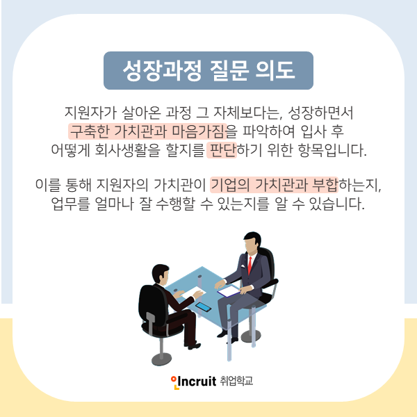 성장과정 취미,특기 작성법 - - 인크루트