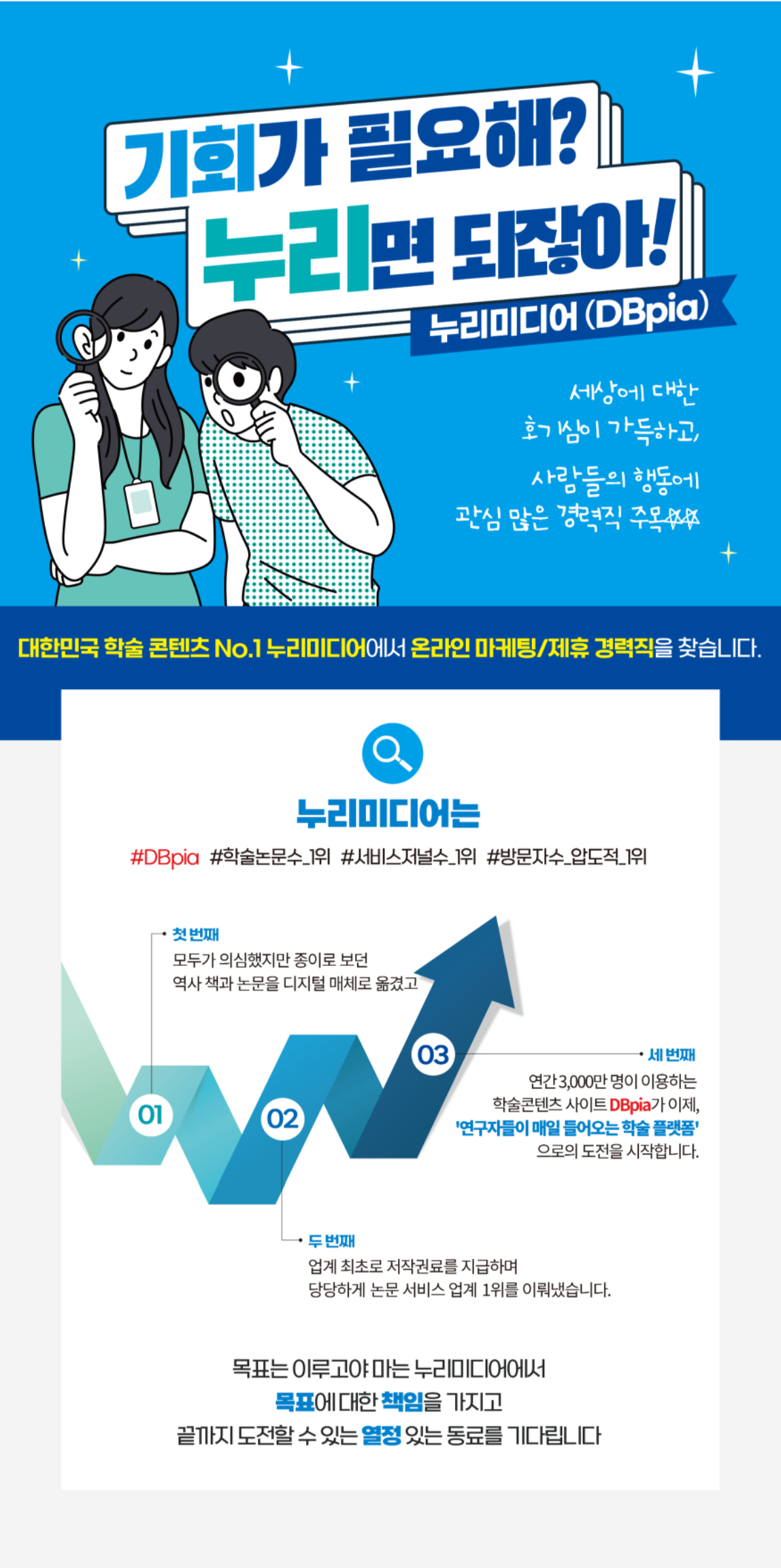누리미디어 채용 : [경력직] 온라인 마케팅/제휴 (과장급) 채용 - 인크루트 채용정보 (주)누리미디어,[경력직] 온라인 마케팅/제휴 (과장급)... 