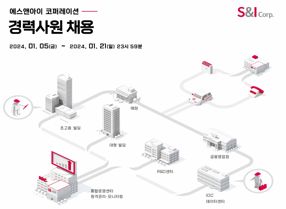 에스앤아이코퍼레이션 채용 : [경력] 시설관리(기계,전기), IDC(기계,전기) 전문직 채용 - S&I Corp. - 인크루트 채용정보 (주)... 